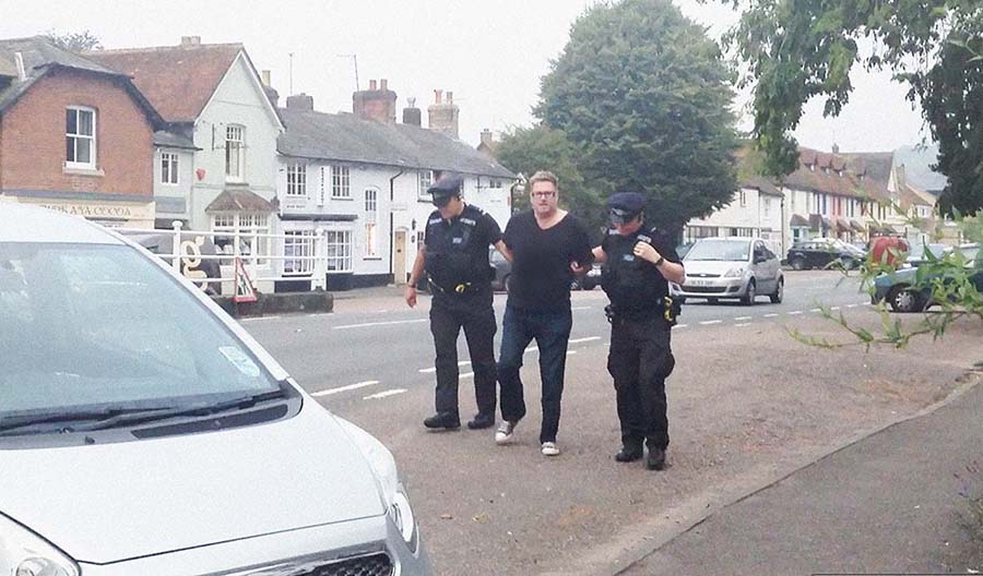 MATT ARREST WITH OFFICERS 2